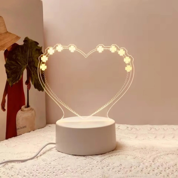 LED Memo Board Acrylic Night Light - Image 5