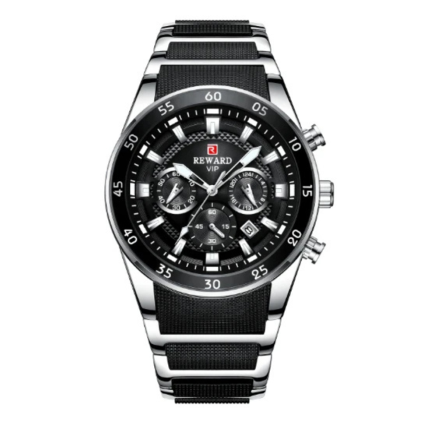 Luxury Man Watch Reward-(Silver)