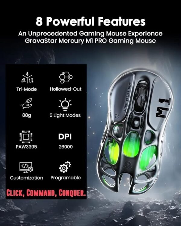GravaStar Mercury M1 Pro Wireless Gaming Mice
