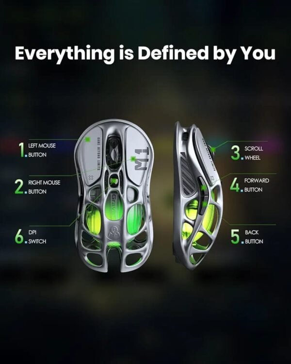 GravaStar Mercury M1 Pro Wireless Gaming Mice - Image 9