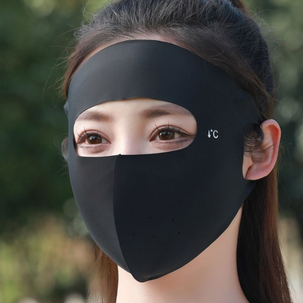 ৪ পিছ -  Anti-UV Ice Silk Sunscreen Mask