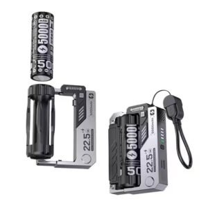 Portable Mobile Industrial Style Removable Battery 22.5w 5000mAh Power Bank for Mobile Phones